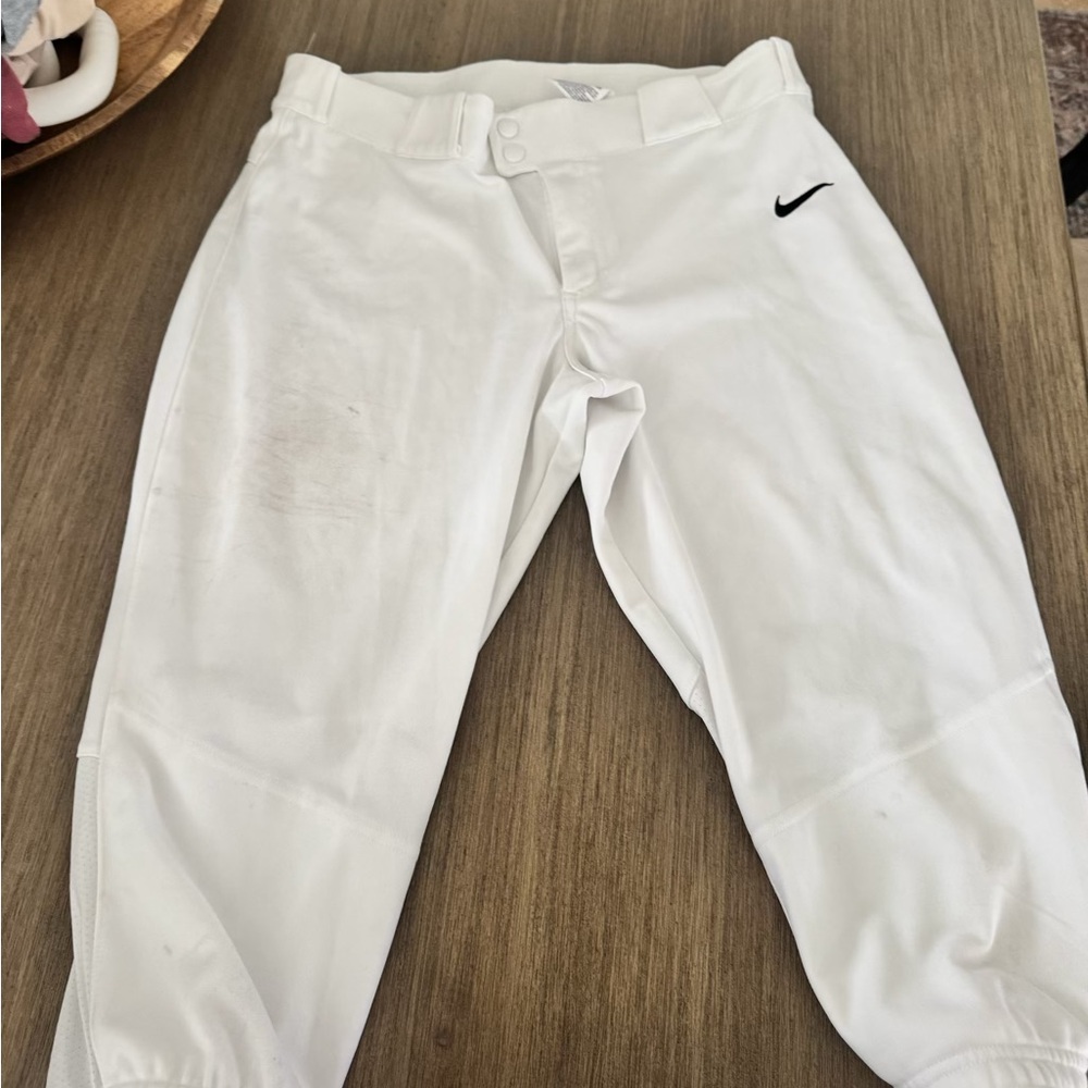 Nike White Athletic Pants